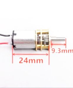 N20 มอเตอร์เกียร์จิ๋ว DC3V-6V DC มอเตอร์เกียร์เฟืองเหล็ก
