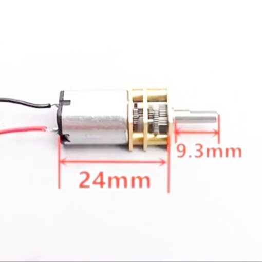 N20 มอเตอร์เกียร์จิ๋ว DC3V-6V DC มอเตอร์เกียร์เฟืองเหล็ก