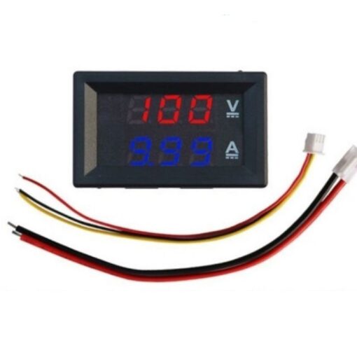 100v 10a มิเตอร์วัดไฟฟ้า มิเตอร์วัดแรงดันและกระแสไฟฟ้า