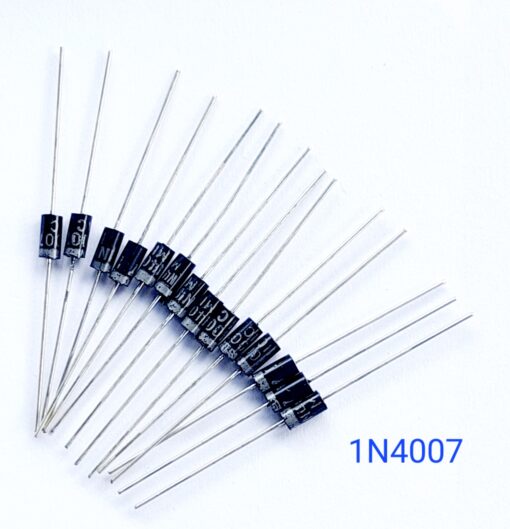 ไดโอด 1N4007 rectifier diode 1A 1000V ไดโอดแรงสูง หม้อน๊อก หม้ออ๊อก