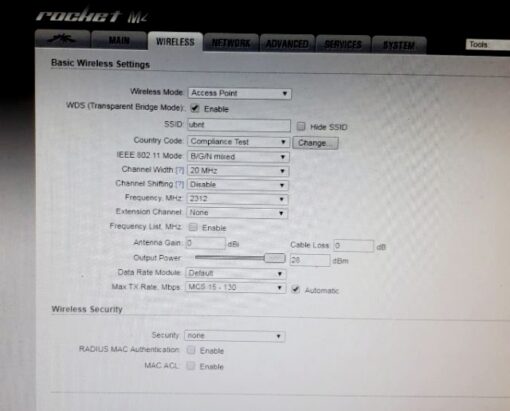 Rocket M2 บอร์ด rk-m2 2.4G 2x2mimo 1000mw - Image 4