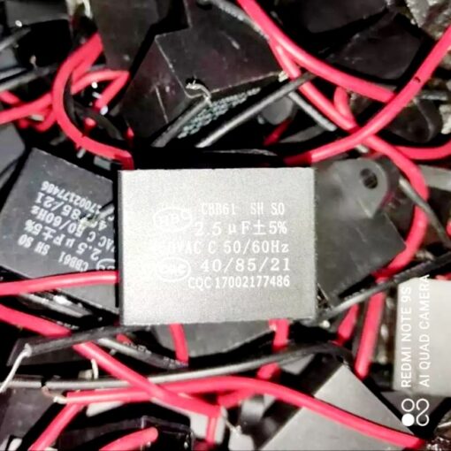 C พัดลม 1uF-16uF 450V CBB61 แคปพัดลม ฮาตาริ - Image 3